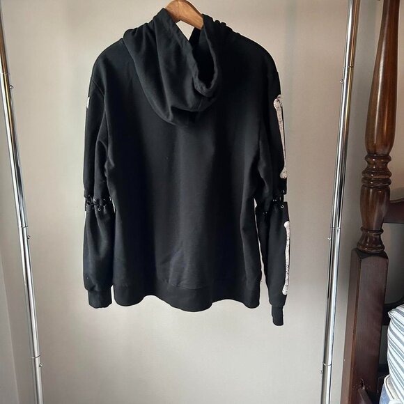 Midnight Hour Skeleton Long-sleeve Hoodie Size Adult 2 - Picture 3 of 4